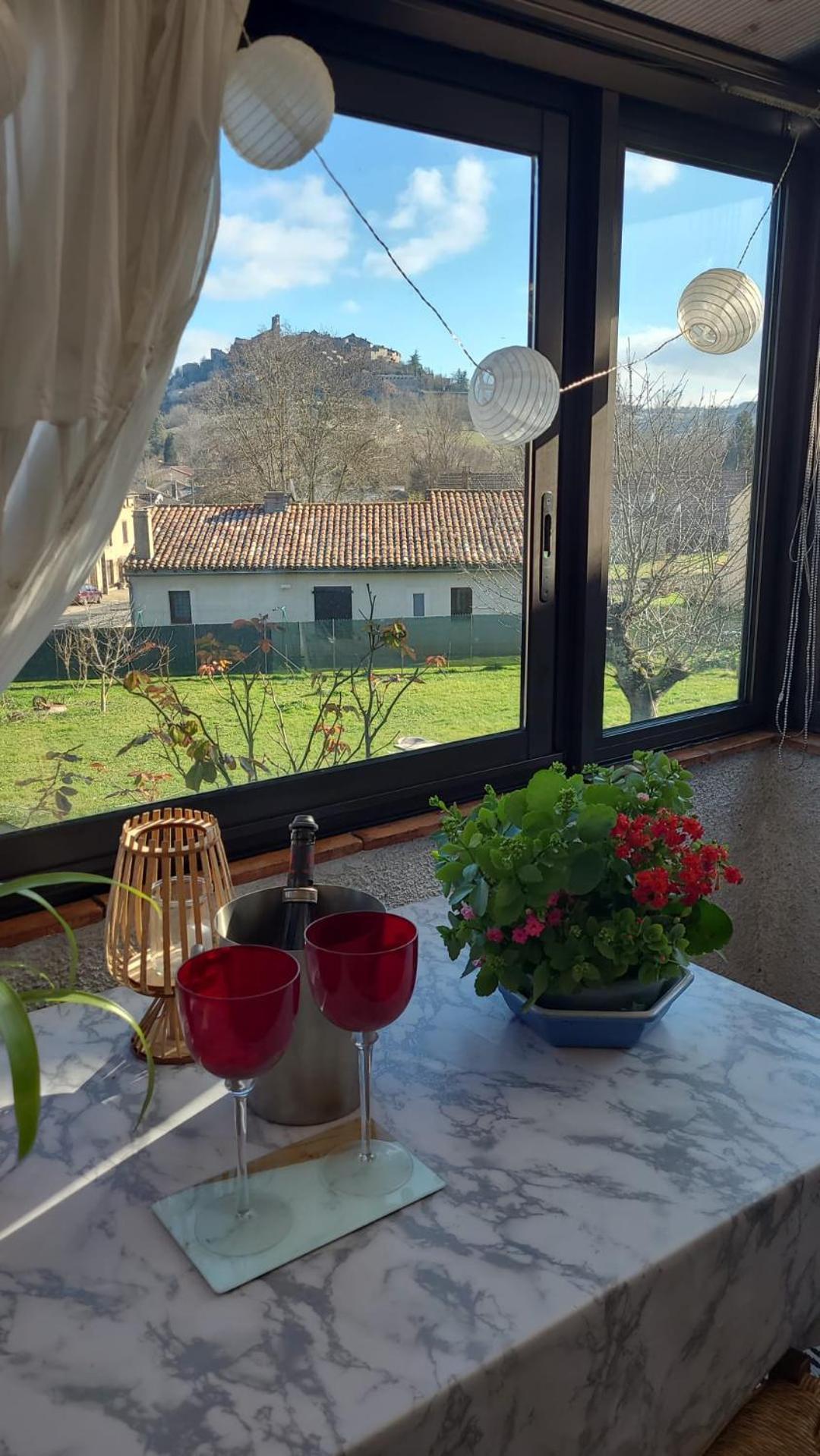La Jolie Vue Et La Maison De La Tour- Cordes-Sur-Ciel Les Cabannes  Esterno foto